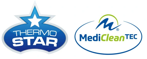 Logos von Thermostar und MediCleanTEC